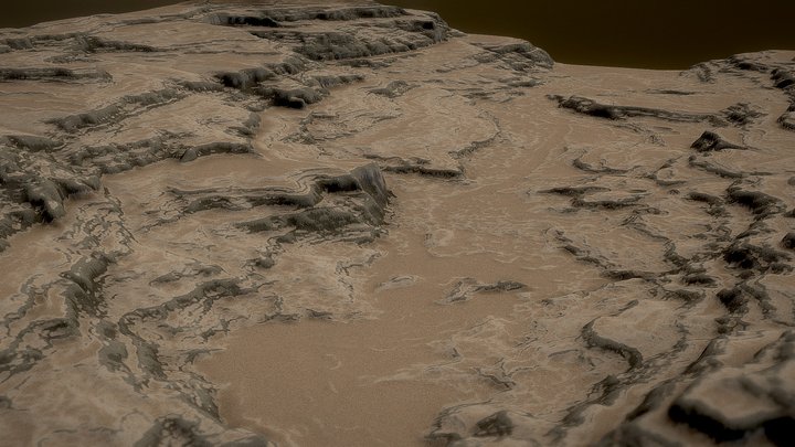 Landscape Mountain Canyon Terrain #104329 3D Model