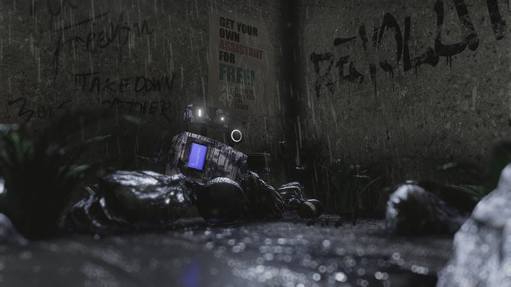 Post-apocalyptic Scene 3D Model