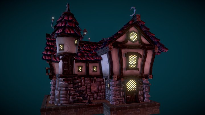 Alchemist House 3D Model