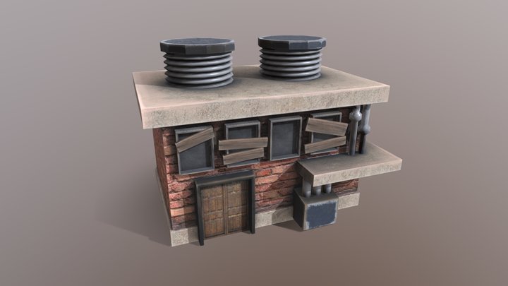 House 01_Futurama 3D Model