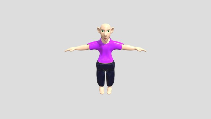 Full body human 3D Model