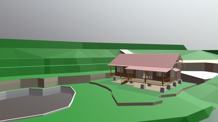 Villa 3D Model