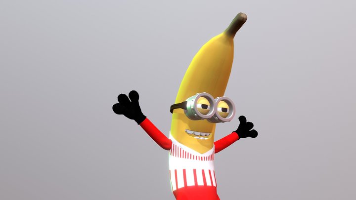 Banana Minium soccer 3D Model