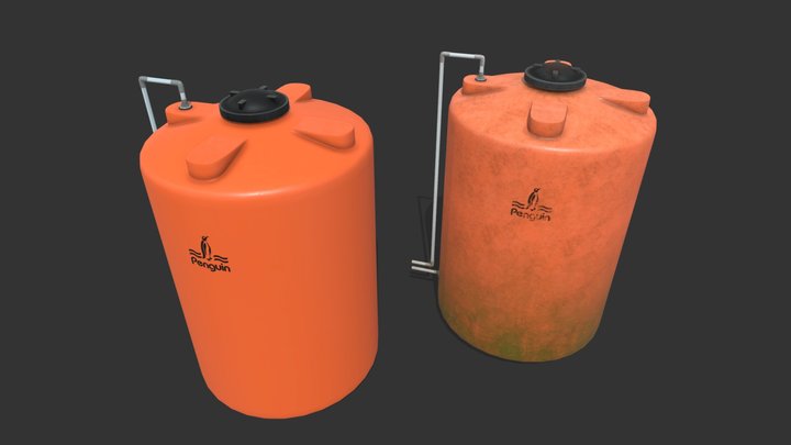 Plastic Water Tank – Modelo 3D gratuito STL