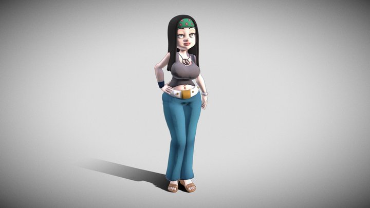 Hayley Smith 01 Pose 3D Model