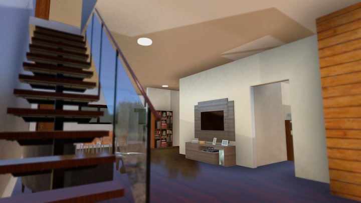 Steel Framing Casa 3D Model