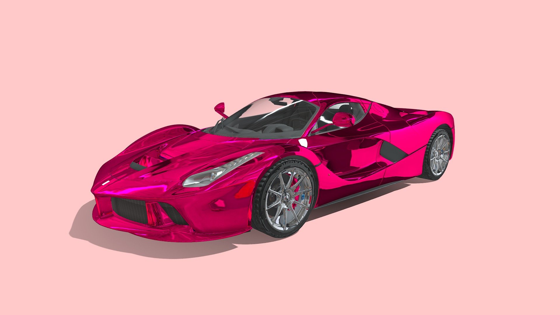 Ferrari La Ferrari - Download Free 3D model by bluoppVR (@bluoppVR