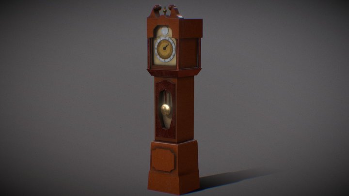 Grandfather Clock | John Patty 3D Model
