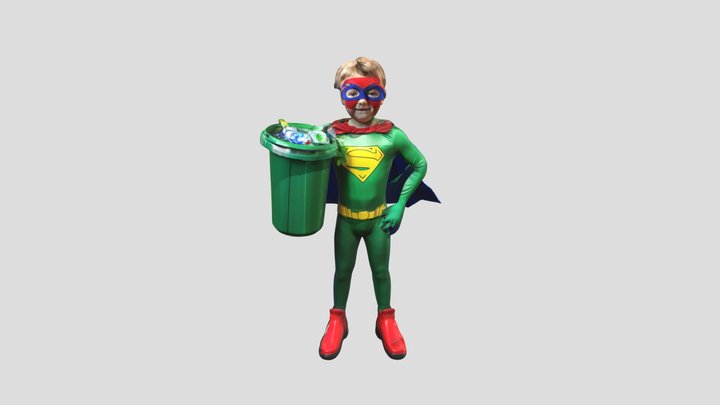 Personaje Reciclaje – Kostenloses 3D-Modell STL