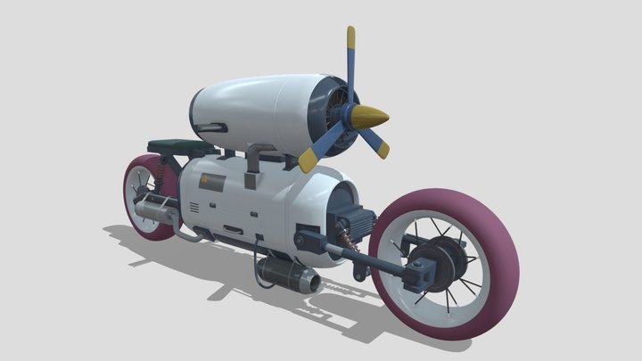 motorcycle concept 3D Model