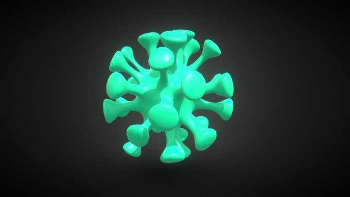 Virus1 FREE version 3D Model