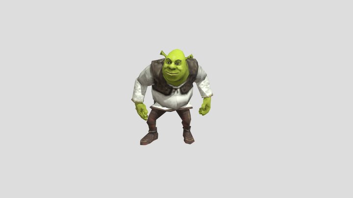 Shrek PSP 3D Model