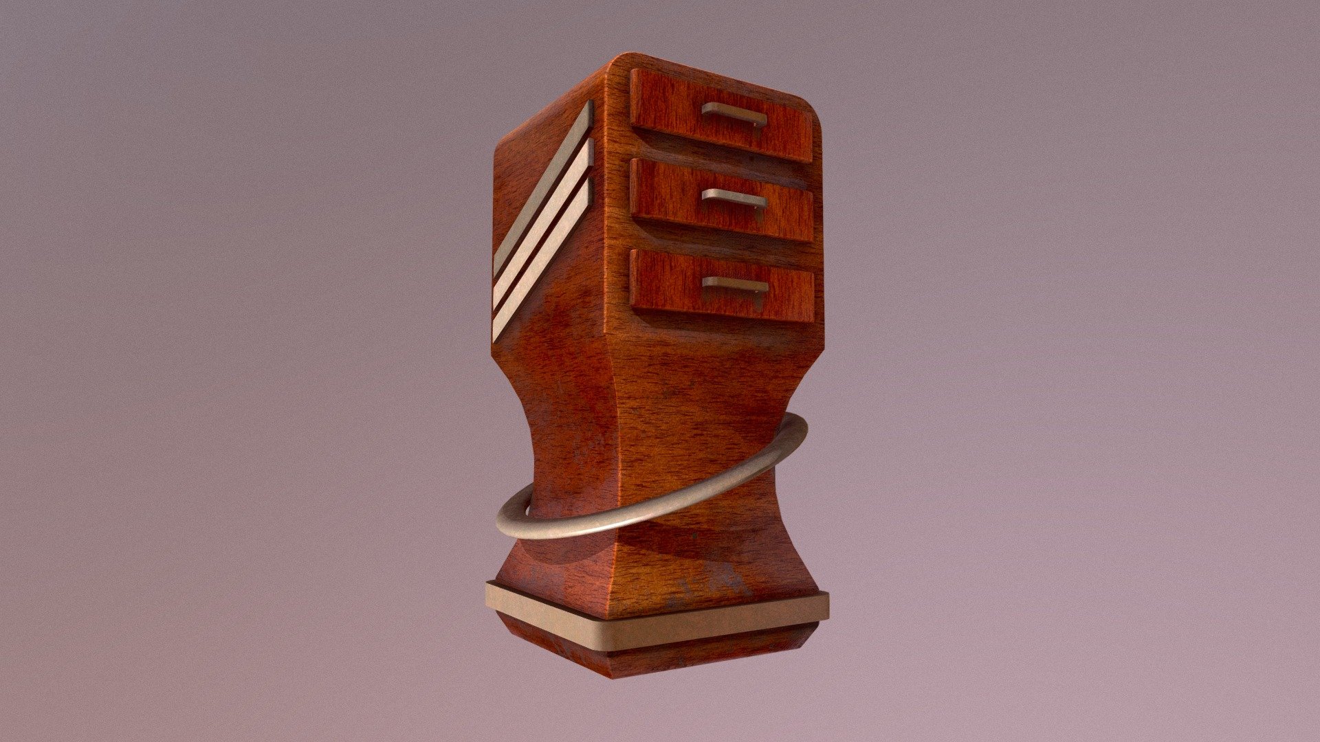 Old Retro Cabinet — Sketchfab embed 3D viewer