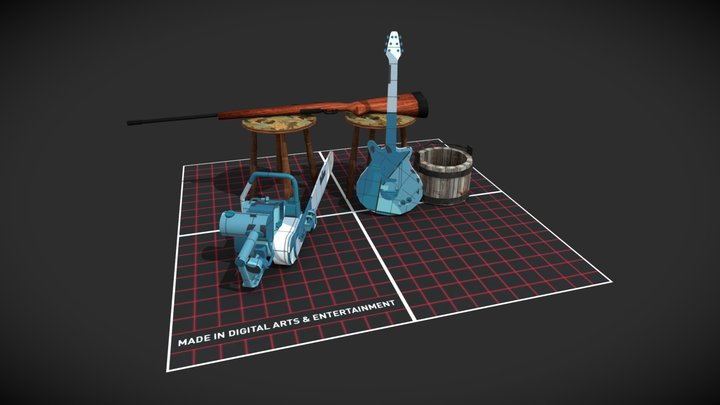Forest Loner - Unwrap 2 More Detailed Props 3D Model