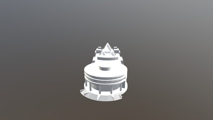 Драмтеатр Караганда 3D Model