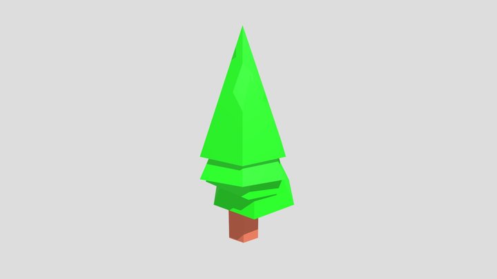 Simple low poly tree.