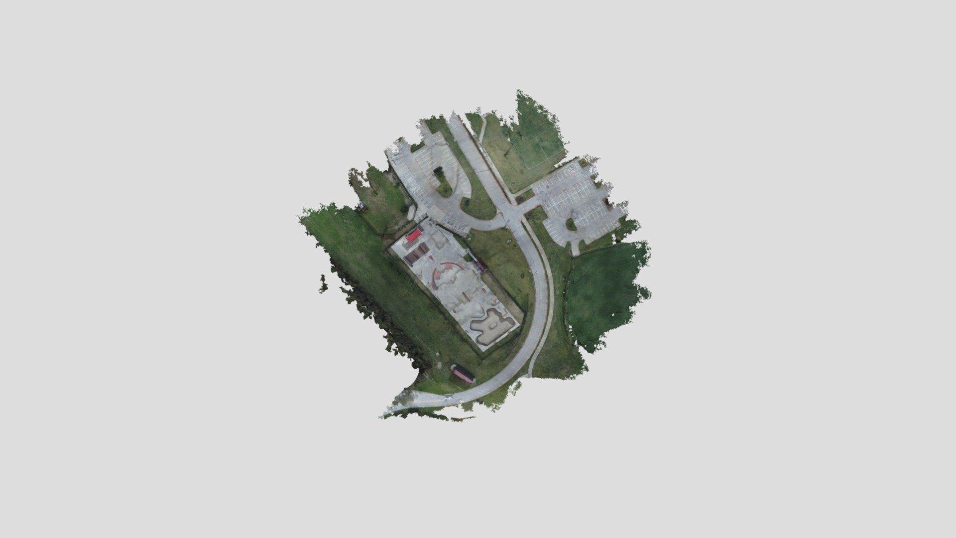 Lewisville Skatepark ODM render
