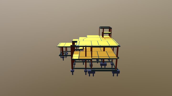 Estrutura_Casa 3D Model