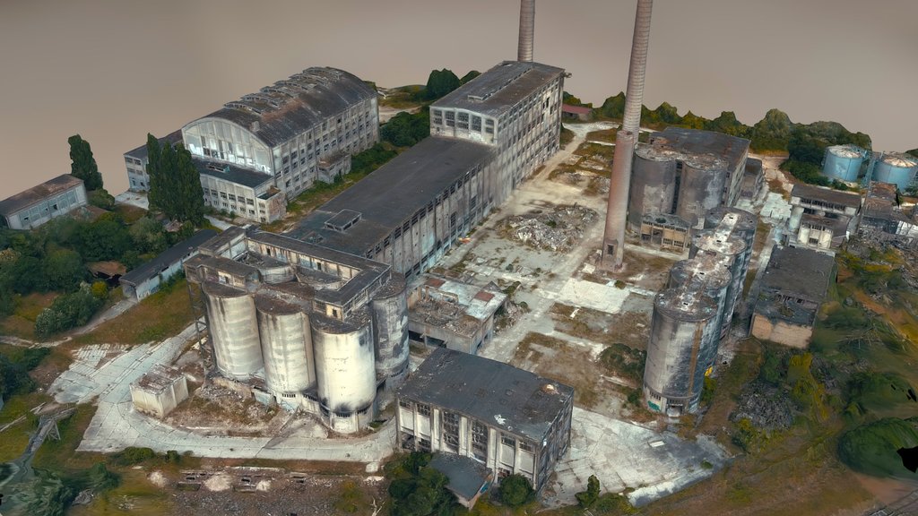 Abandoned Chemical plant Rüdersdorf  -RAWscan