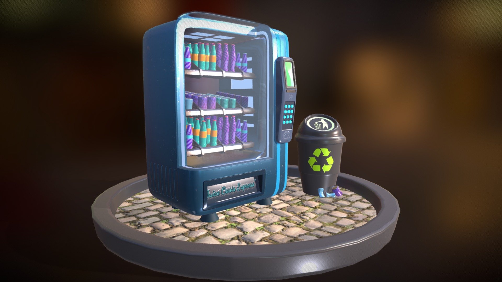 Vending Machine - Download Free 3D model by Buzz (@mkhawasawala.21 ...