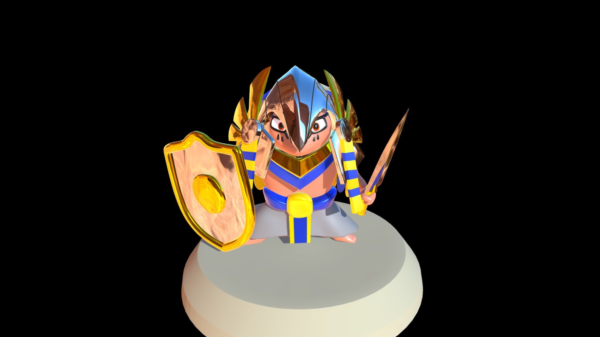 Warrior of the Nile Chibi