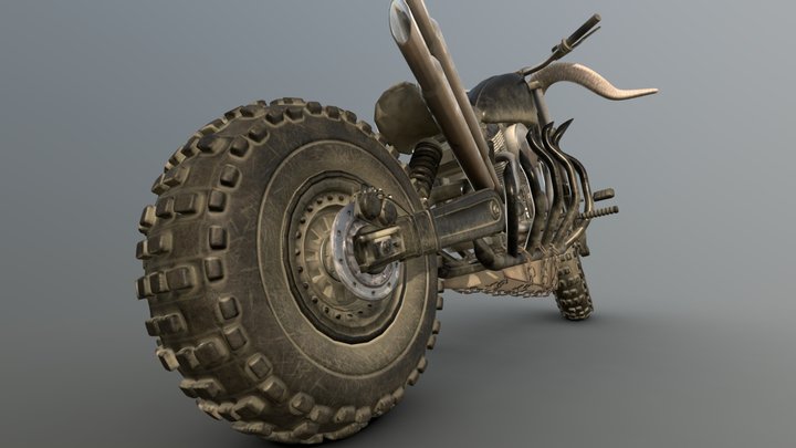 Motorcycle 3D Model