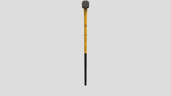 Rusty Sledgehammer 3D Model