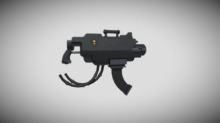 Bolt Gun 3D Model