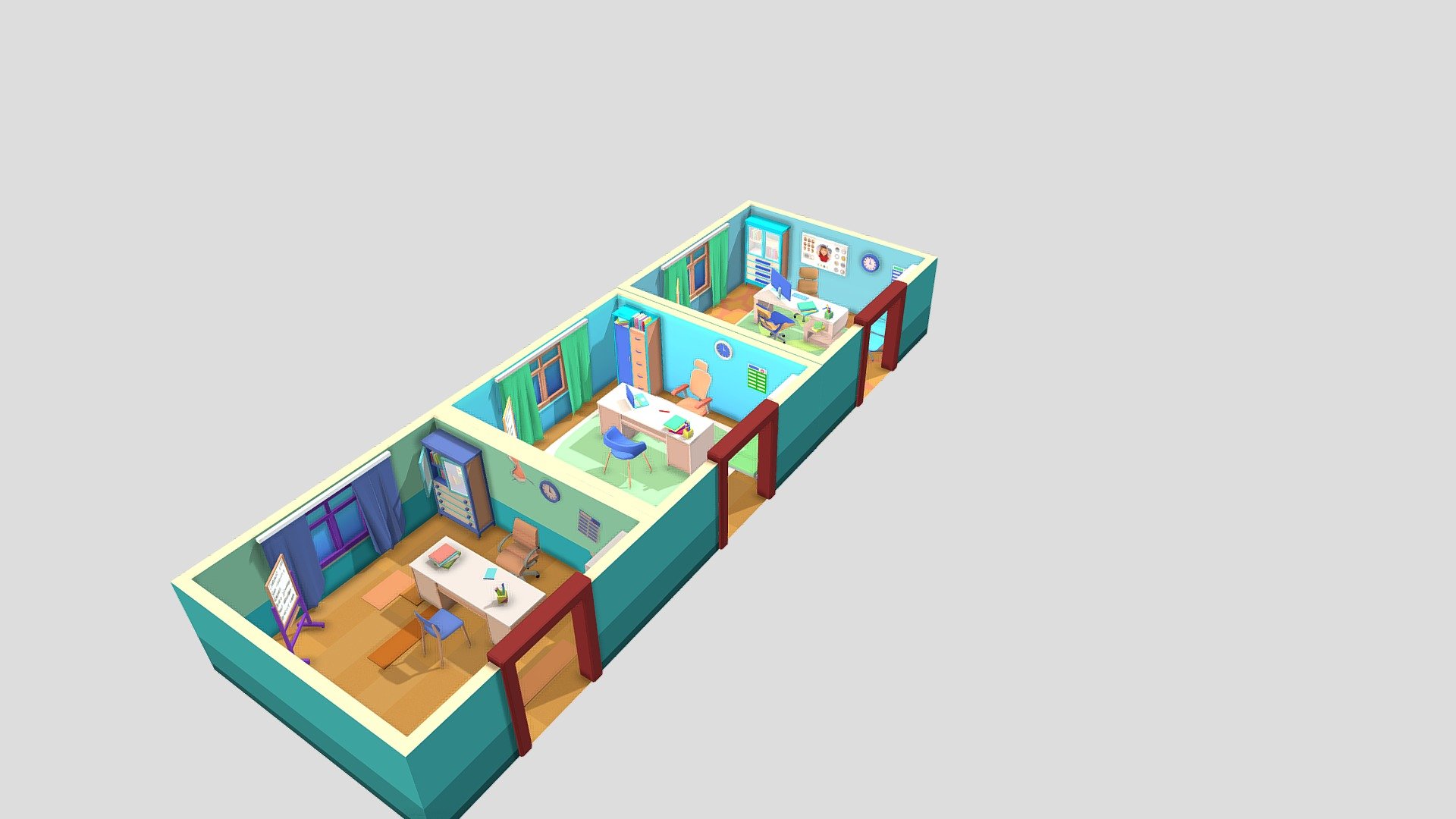 Rooms 3d Model By Cc Ccsf D24b234 Sketchfab 0194