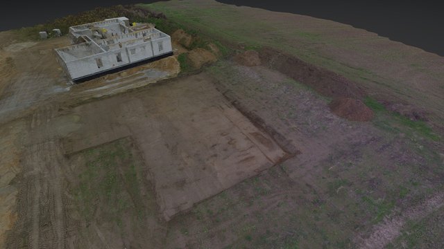 Model przestrzenny działki 3D Model