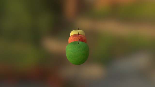 Apples (The last Autumn) 3D Model