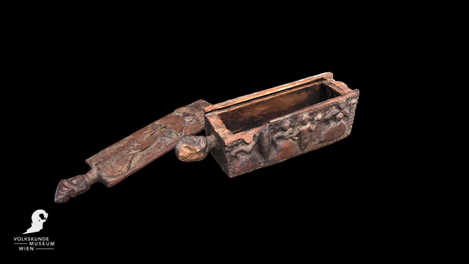 Schachtel mit Schiebedeckel ÖMV 19.210 — Sketchfab embed 3D viewer