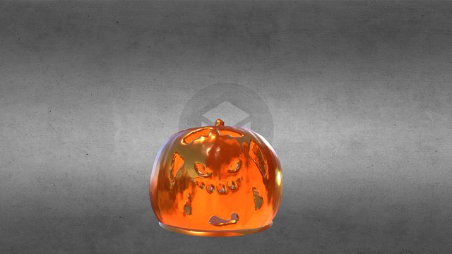 Gengar pumpkin 3 3D Model