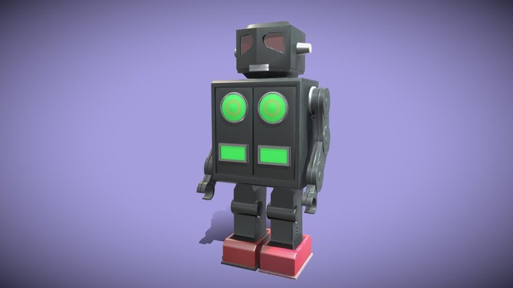 Attack Robot 3D Model