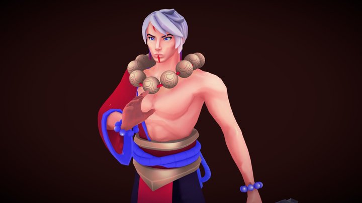 Blood Moon Aphelios 3D Model