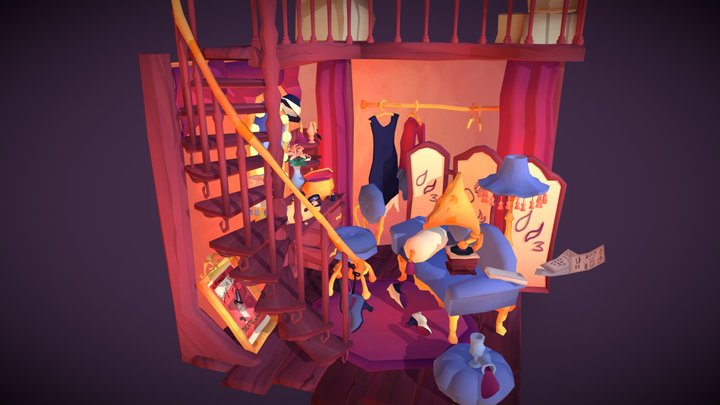 DAE GAME ART 3D Model