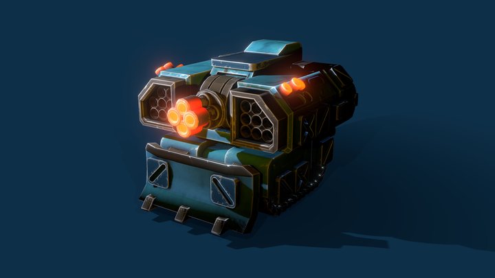 "Cute Tank" — Assignment @DAE 3D Model