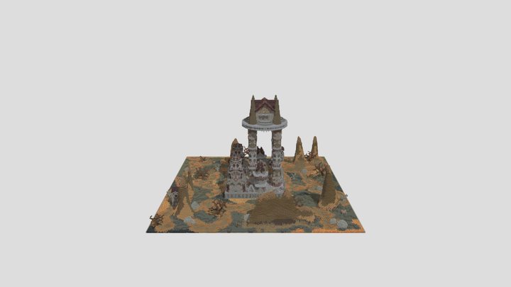Apocalypse Themed Spawn & Warzone 3D Model