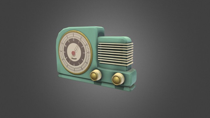 Radio 3D Model