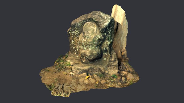 La Catarina, an ancient sculpture from Guatemala 3D Model