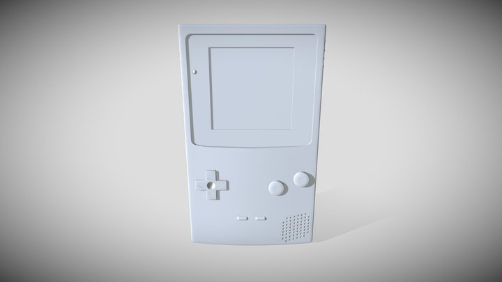 Gameboy color 3D Model
