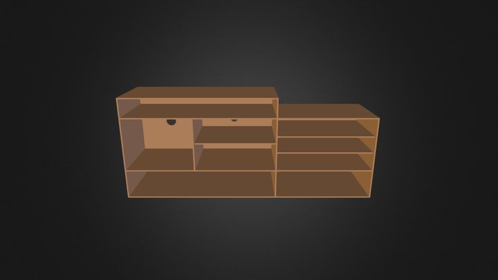 Έπιπλο για τηλεόραση Καπν. 3D Model