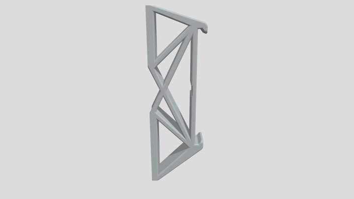 Ski wall mountV31 3D Model