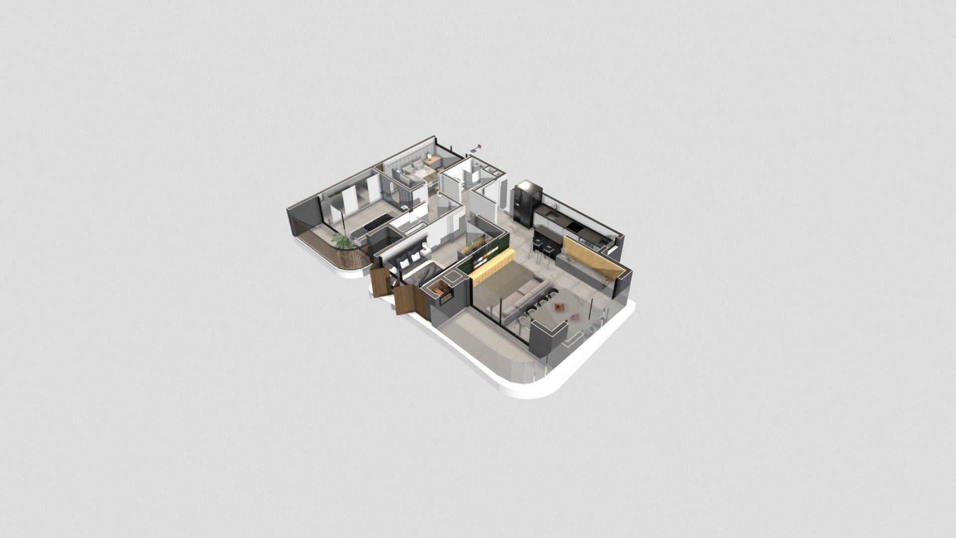 Interno Toronto - 3D model by Studio 360 (@felipeperini) [d256d88 ...