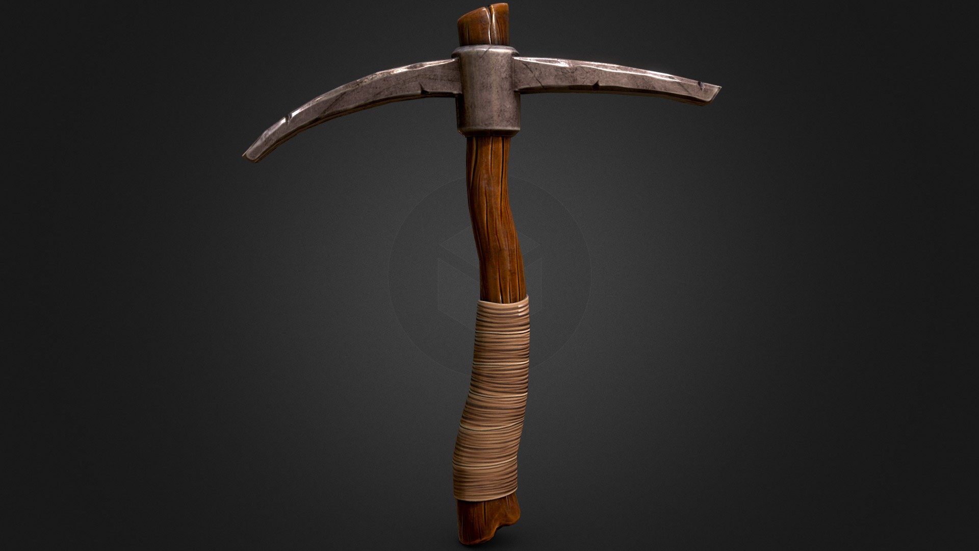 Simple Pickaxe Download Free 3d Model By Blender3d D2578c6 Sketchfab 