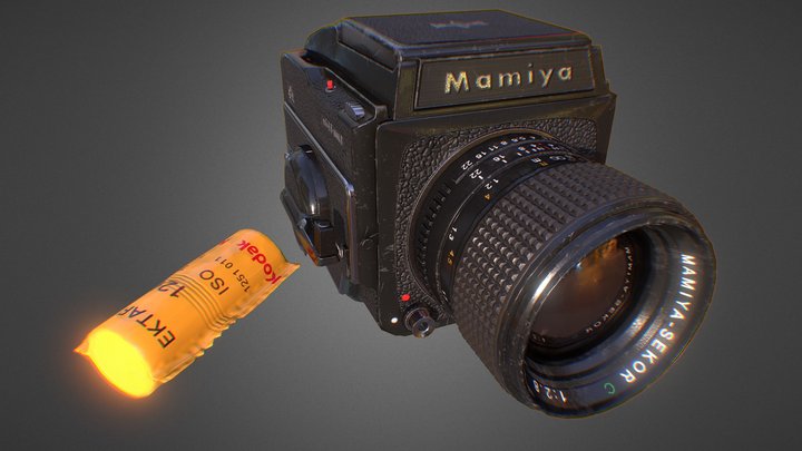Mamiya 645 1000S 📷 3D Model