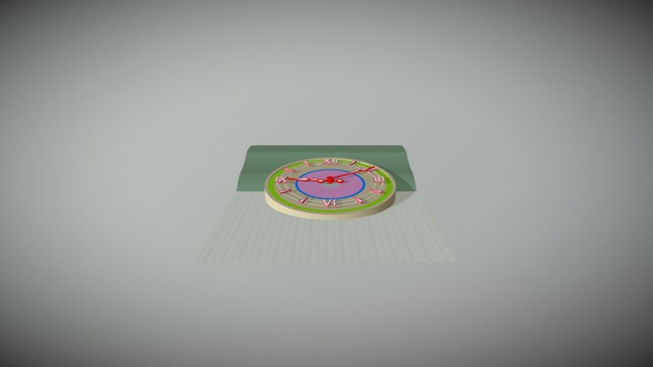 Цветочные часы Краснодар 3D Model