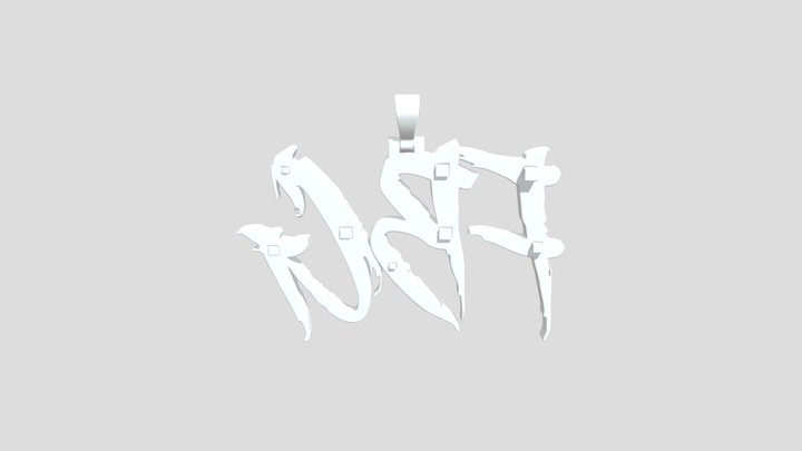 FBG Pendant Sample File 3D Model