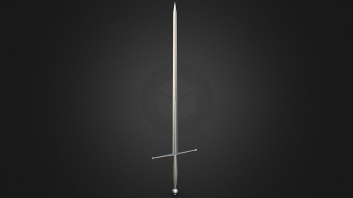 15th Century Zweihander – Modello 3D gratuito STL