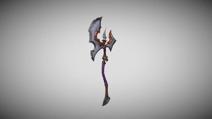 Game ready axe 3D Model